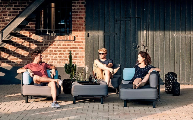 One Bar Element 3 Sgabello Gonfiabile Grigio Chiaro - immagine 4