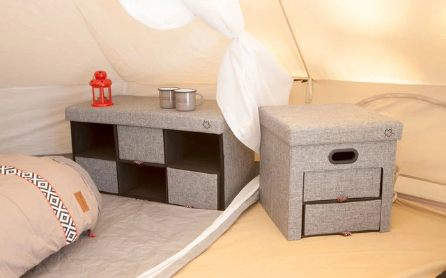 Bo-Camp Urban Outdoor Barnet Ottoman 6 Scomparti - immagine 5