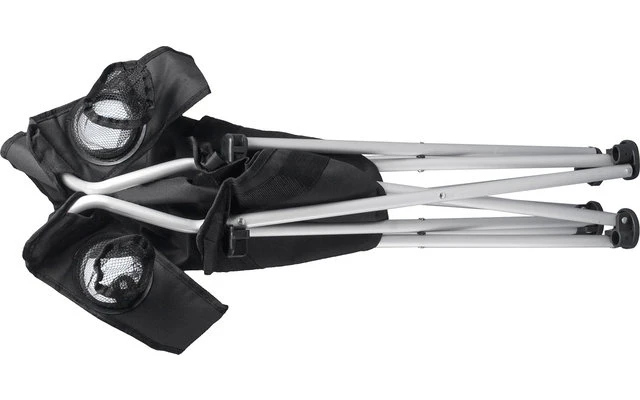 Basic Nature Travelchair Comfort Sedia Pieghevole Nera