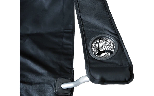 Basic Nature Travelchair Love Seat Divano Pieghevole Nero - immagine 2