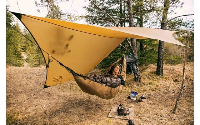 Amazonas 2in1 Amaca Sottopelo Poncho Marrone - immagine 5