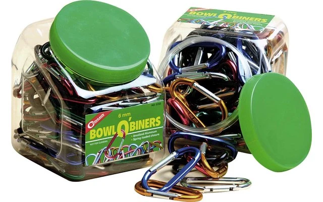 Moschettone Coghlans In Ciotola 6 X 60 Mm 174 Pezzi