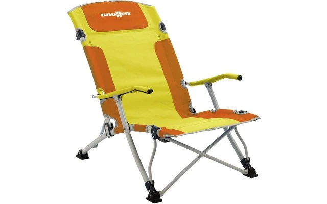 Sedia Da Spiaggia Brunner Bula XL Giallo/arancio - immagine 2