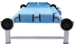 Disc-O-Bed Kid-O-Bed Con Telaio Dritto, Senza Tasca Laterale, Blu
