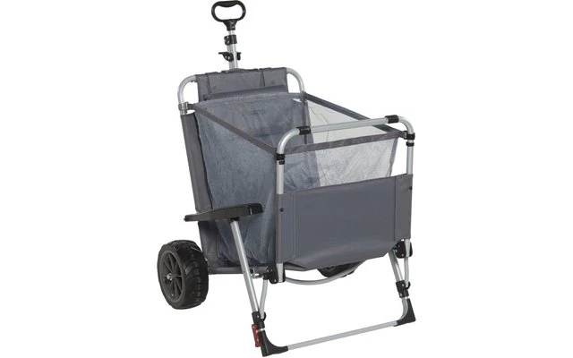 Carrello A Mano Con Sedia Wecamp Beach Grigio