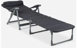 Crespo Lounger Air Deluxe Sun Lounger Grigio Scuro