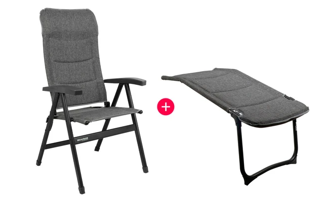 Westfield Set Traveller Vintage Sedia Pieghevole E Poggiagambe