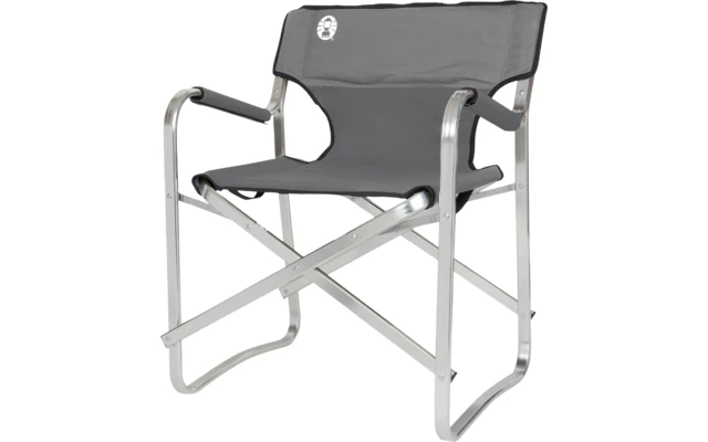 Coleman Deck Chair Sedia Da Campeggio Pieghevole 62 X 79 X 52 Cm Acciaio Nero - immagine 3