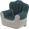 Easy Camp Comfy Chair Sedia Da Campeggio Gonfiabile In Acciaio Blu 90 X 90 X 60 Cm