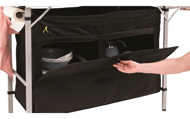 Outwell Magante Mobile Da Cucina Con Piano Di Lavoro 136 X 54 X 90/140 Cm - immagine 4