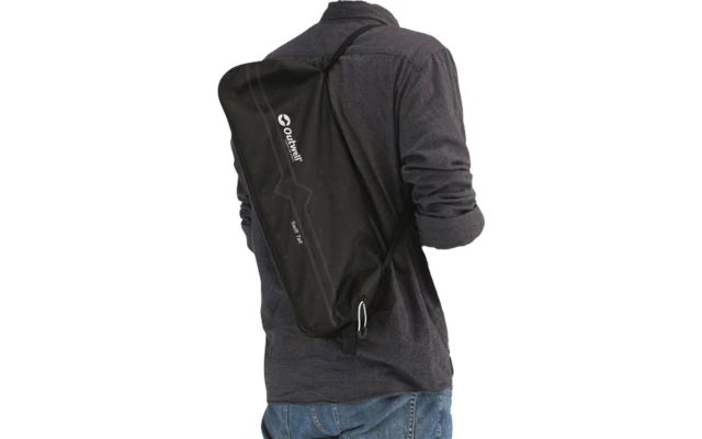 Sedia Pieghevole Outwell Emilio Nera Con Supporto Per Il Collo 65 X 44 X 101 Cm - immagine 4