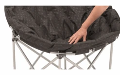 Outwell Casilda Nero Sedia Da Campeggio Pieghevole 76 X 49 X 73 Cm