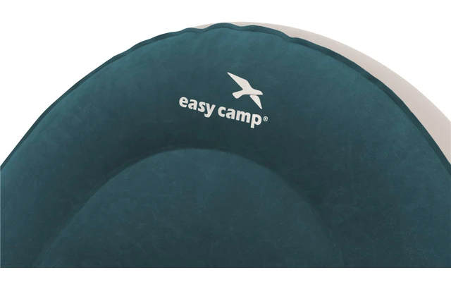Easy Camp Comfy Lounge Set 2 Pezzi Sedia Da Campeggio Con Poggiapiedi Gonfiabile