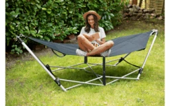 Amaca Hoberg Con Telaio Pieghevole E Borsa Per Il Trasporto