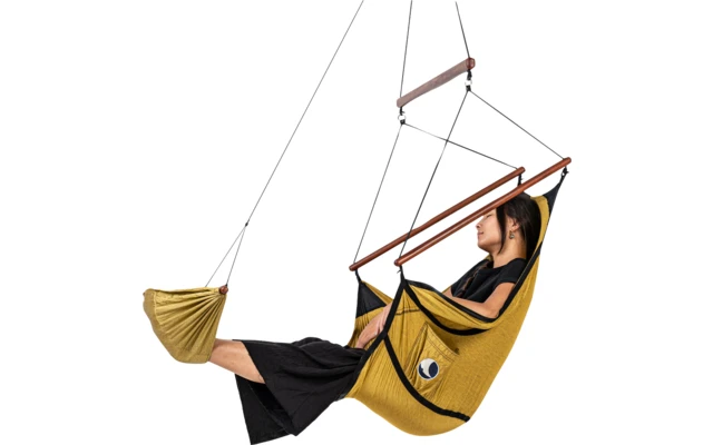 Ticket To The Moon Home Hanging Chair Marrone Oliva - immagine 3